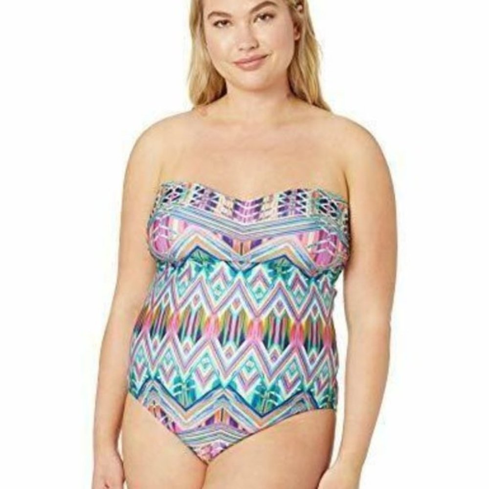 Kenneth Cole REACTION Women's Plus Size One Piece